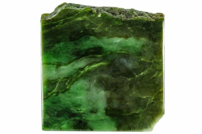 Polished Canadian Jade (Nephrite) Slab #112727